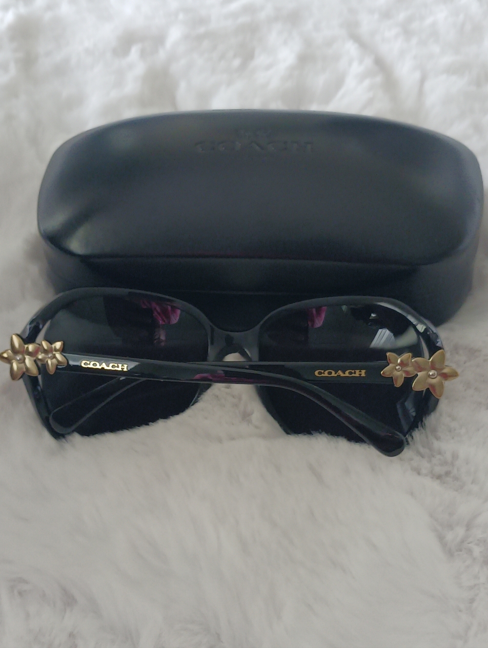 Coach Women Integration Flower  Sunglasses - Picture 4 of 5